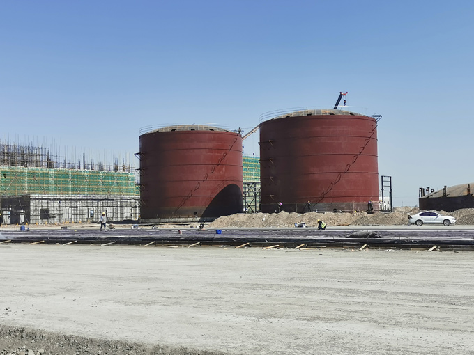 昆明不锈钢储罐运输到达后装卸时注意事项